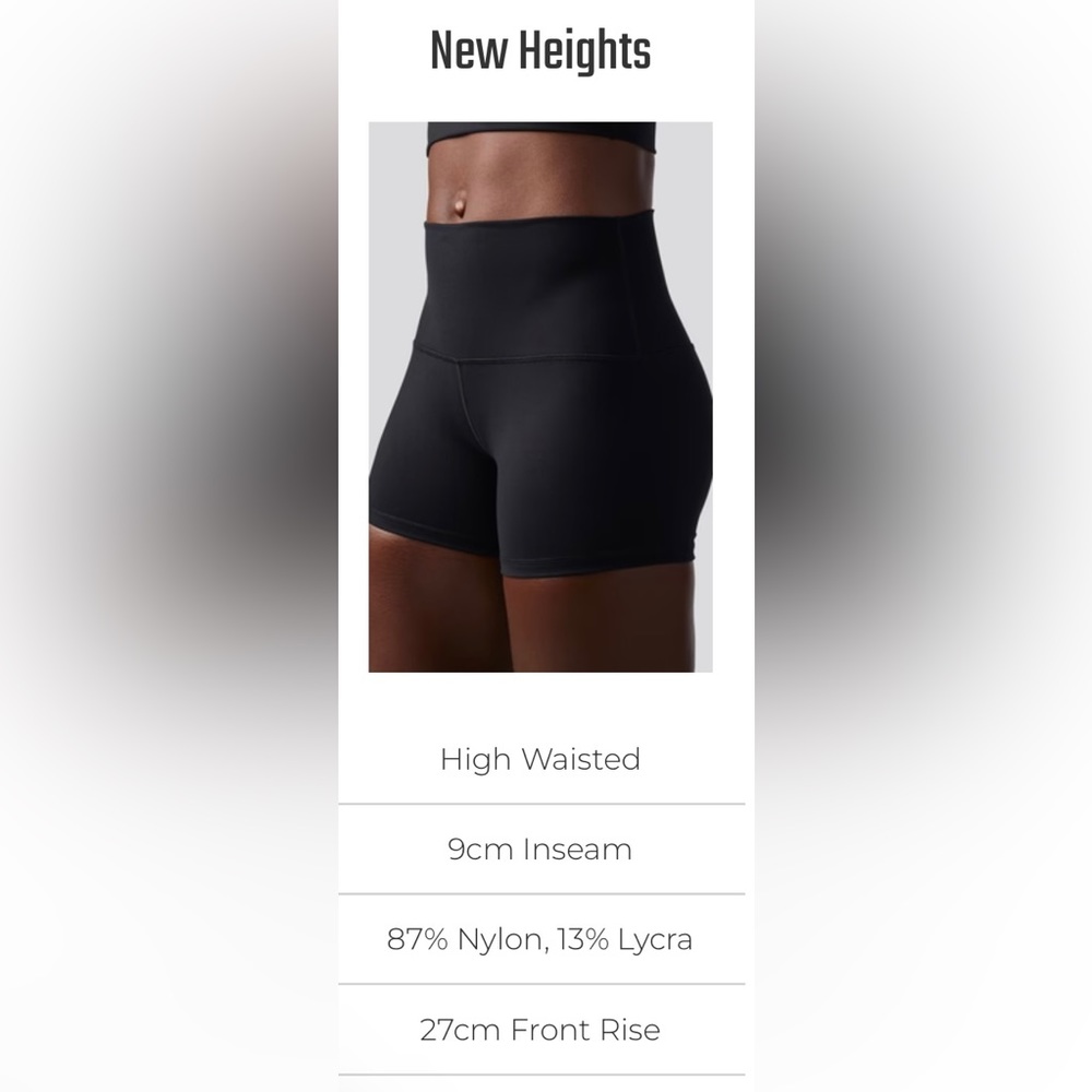 New heights shorts